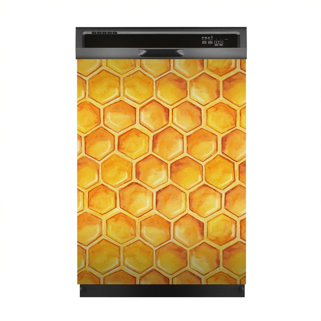 Magnete Dekorative 60x80 cm Küche Magnetmatte Spülmaschine - Wabe Honig