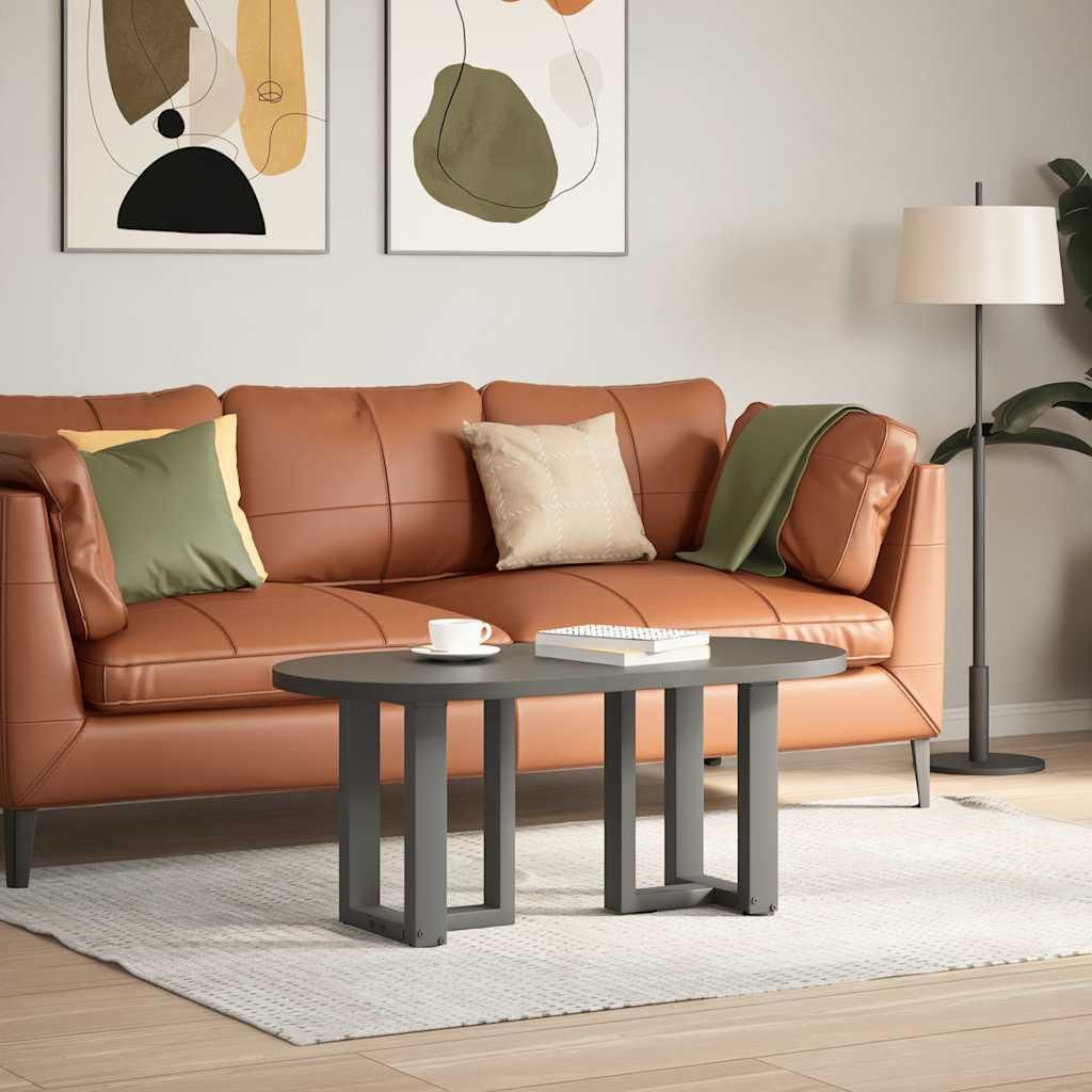 vidaXL Couchtischbeine T-Form 2 Stk. Anthrazit 38x25x(42-43) cm Stahl