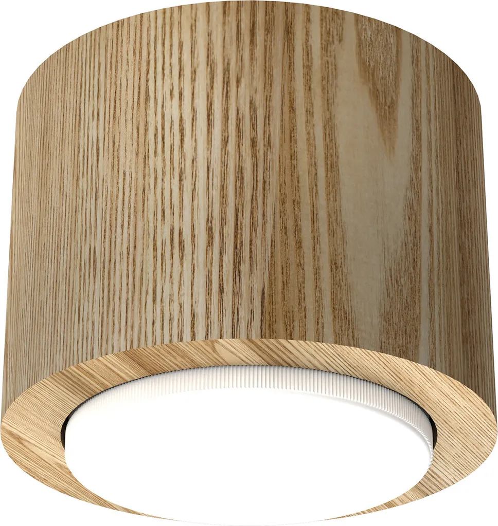 Spot de Plafond en Bois pour Salon et Chambre Ø10cm GX53 Éclairage Douceur
