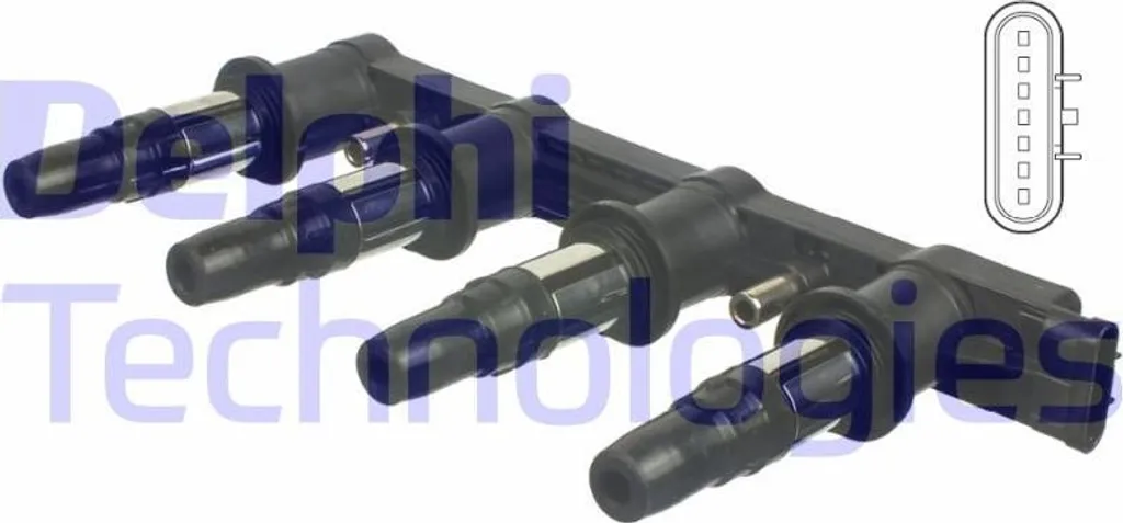 Bobine d'allumage pour Opel et Chevrolet - Bloc Delphi OE 1208098