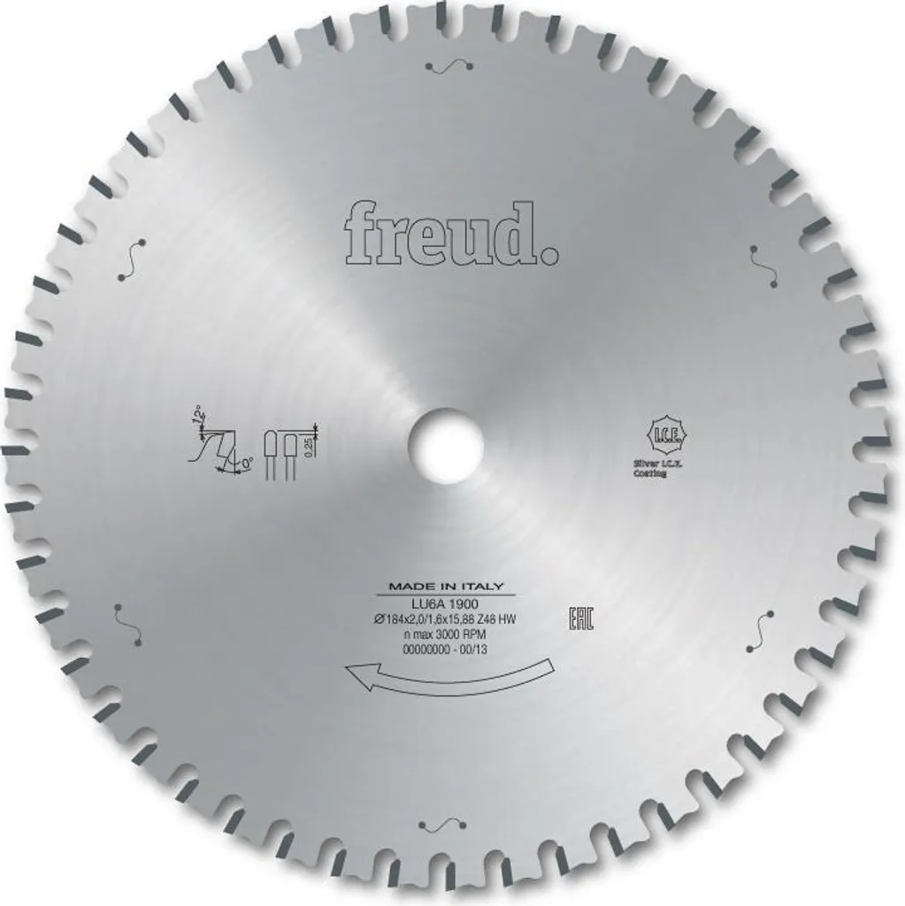 Lame carbure métaux FREUD Z90 coupe à sec silencieuse 355 x 25.4mm
