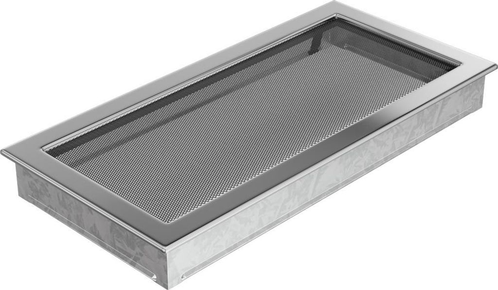 Lüftungsgitter 22x45 vernickelt