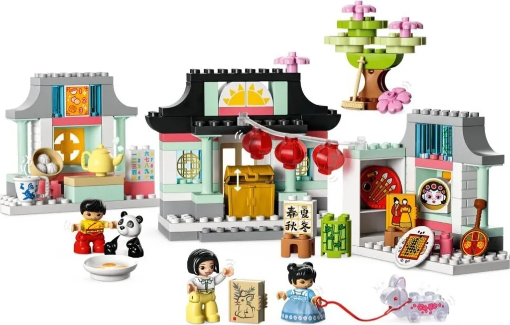 Cadeau enfant 2 ans LEGO 10411 DUPLO Town pour découvrir l'Asie et jouer