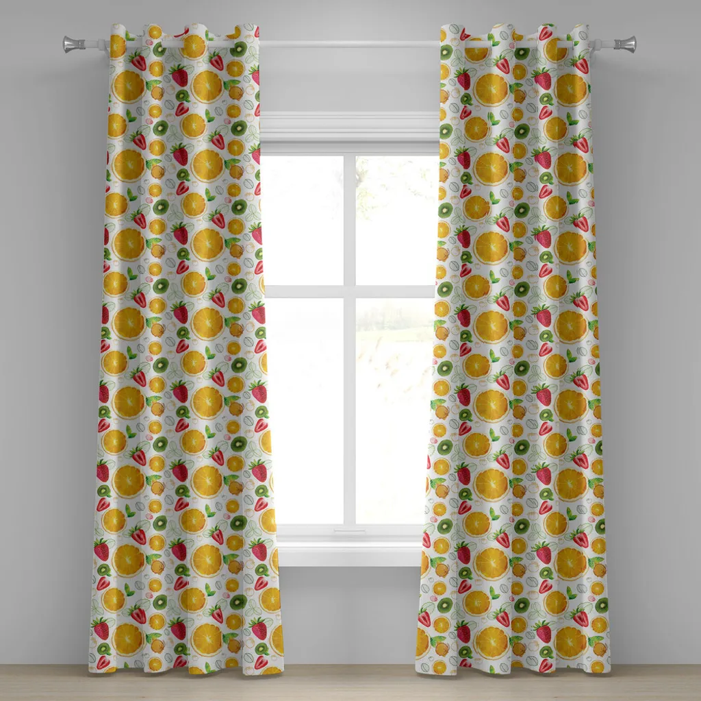 Tenda Frutta ABAKUHAUS 280x225cm | Tende Cucina Agrumi Limone Giallo