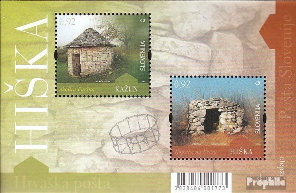 Briefmarken Slowenien 2009 Mi Block45 (kompl.Ausg.) postfrisch Architektonisches Erbe