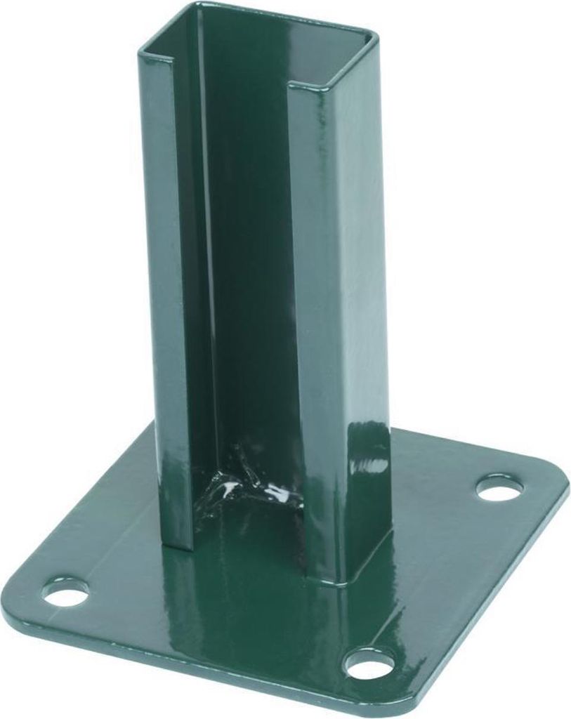 PROREGAL Pfostenträger, Aufschraubhülse, Eurostandard, 60x40mm, Green, RAL6005