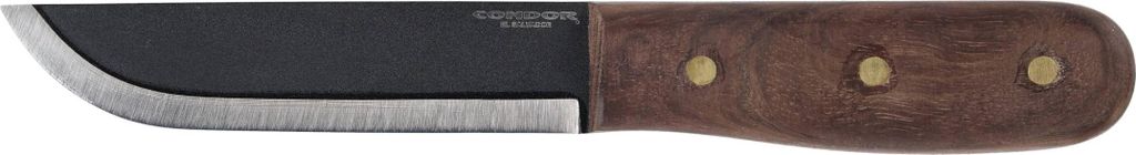 CONDOR TOOL & KNIFE Bushcraft Basic, Carbon steel, Holz, Leder, Holz, Schwarz