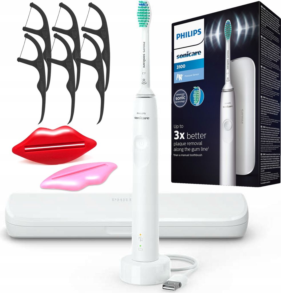 Philips | Schallzahnbürste HX3673/13 - Weiß - Effektive Produktbild 