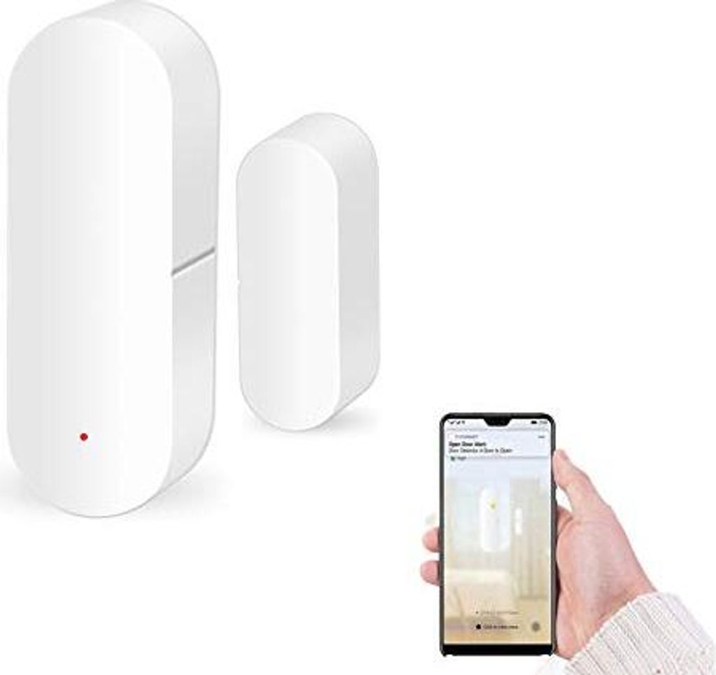 WiFi -Fenster -Alarmtür Offen/geschlossener Sensor -Detektoren Sprachsteuerungssensoren Wireless Home Security System Technologie Einbruchschutz