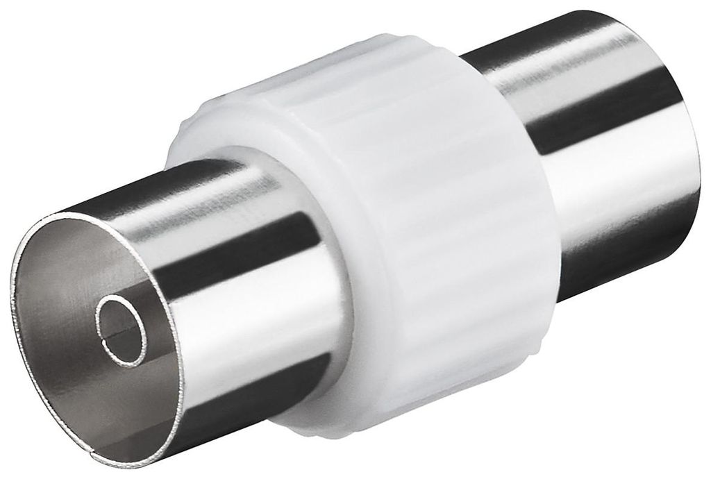 Goobay Koax-Adapter: Koax-Buchse > Koax-Buchse, Produktbild 