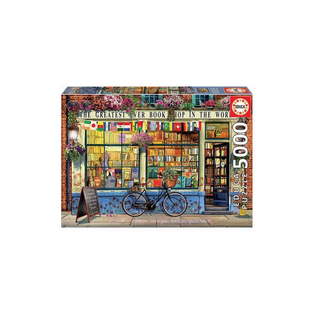 Puzzle 5000 Pièces Educa Librairie du Monde - Fini les Pièces Manquantes