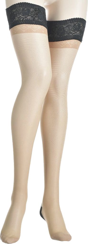 Halterlose Strümpfe mit rückwärtige Naht und Hochferse PENNAC 20 DEN cosmetic-3.4