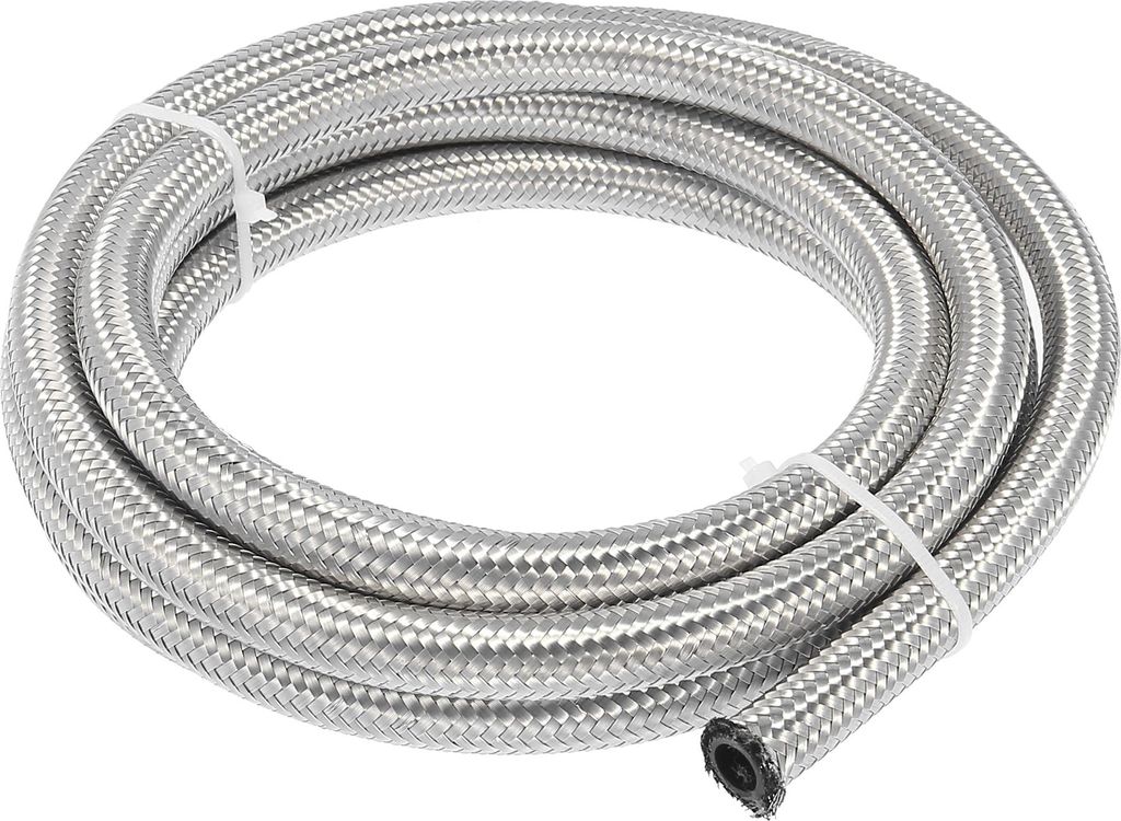 Universal Geflochtene Edelstahl CPE Ölgasleitung Kraftstoffschlauch AN6 3/8" 10 Fuß