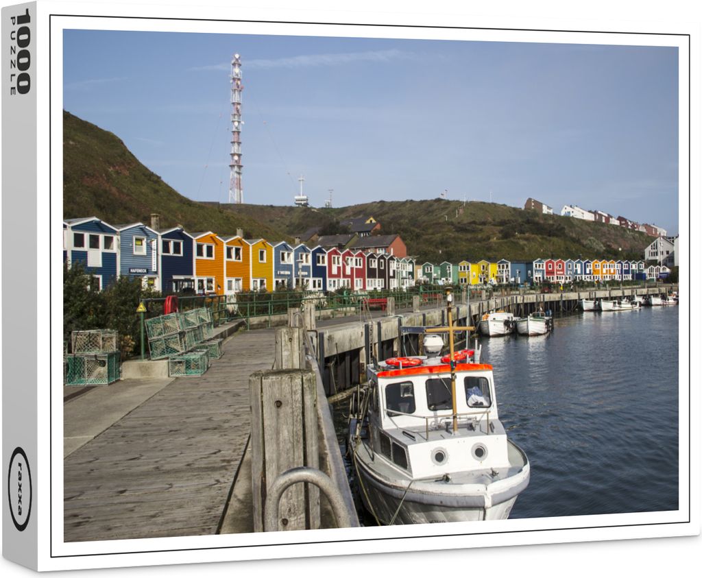 raxxa Premium-Puzzle "Der Hafen von Helgoland", 1000 Teile