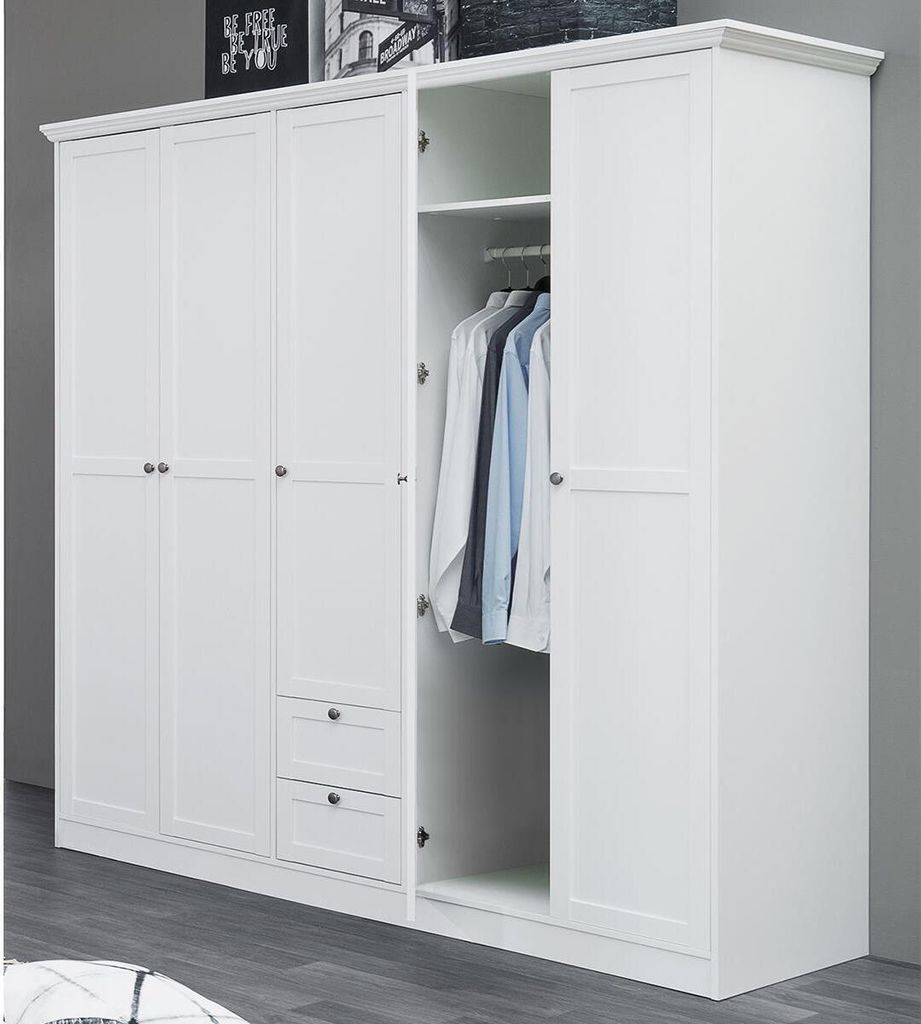 Kleiderschrank Schlafzimmerschrank Drehtürenschrank Schrank Produktbild 
