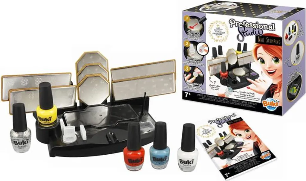 Kit de Stamping Ongles Complet avec Tampon en Silicone et Racloir Pro