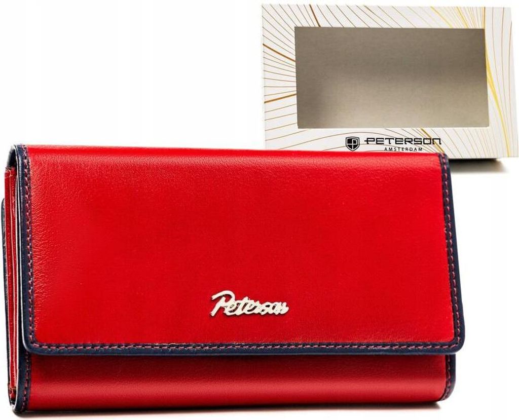Peterson | Porte-monnaie spacieux pour femmes, en cuir Image du produit 