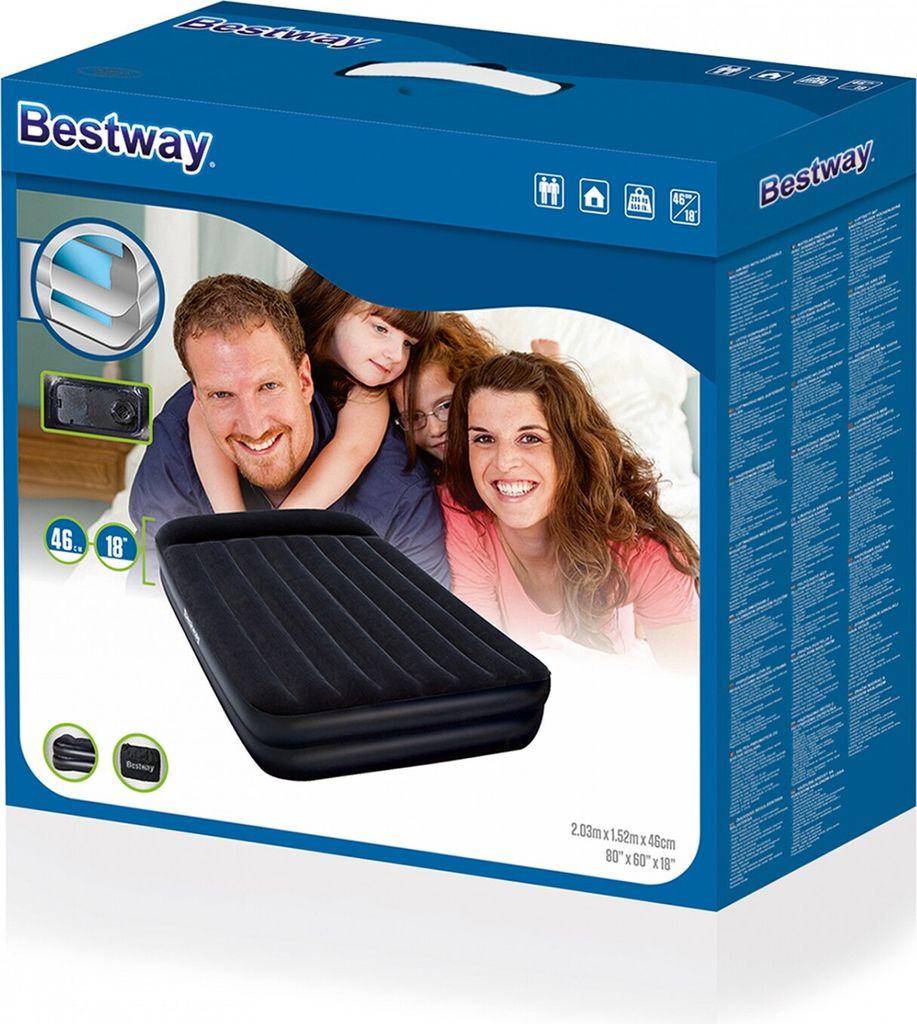 Bestway Luftbett "+" Queen-Size 203x152x46 cm mit Produktbild 57