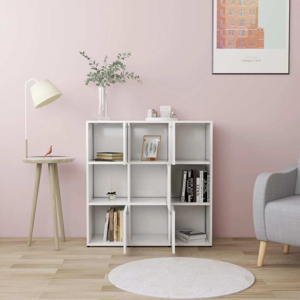 "im Sonderangebot"Bücherregal - CLORIS - Standregal - Robust und langlebig - Weiß 90x30x90 cm Holzwerkstoff - NeuMöbel7454114