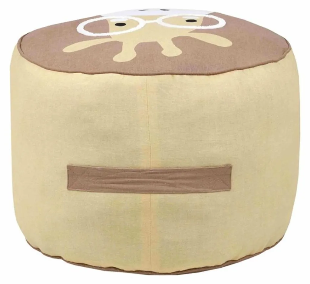 Fauteuil enfant motif zèbre COQUIN Ø 40 cm avec une assise moelleuse