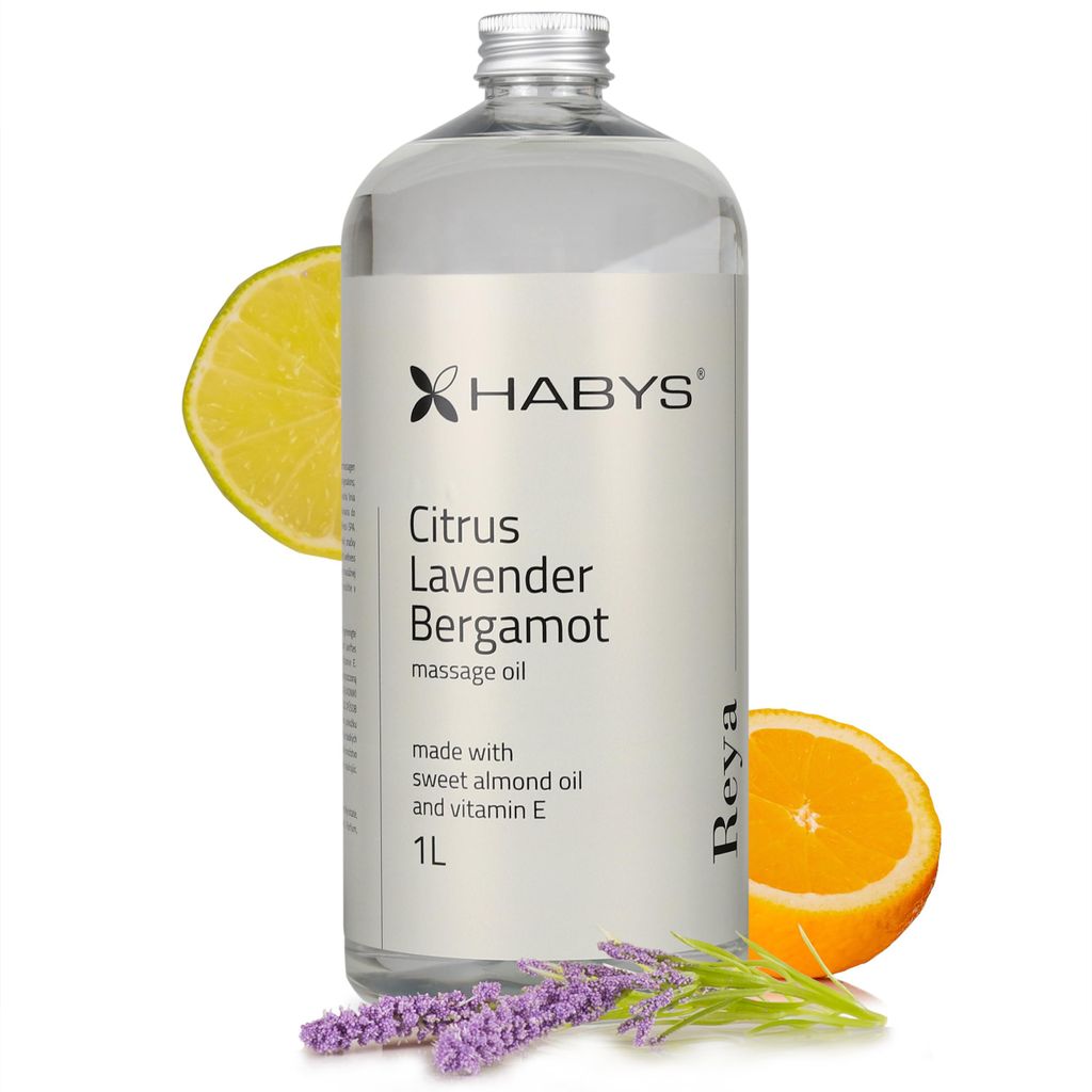 Ersatz-Massageöl CITRUS/LAVENDER/BERGAMOT 1000 ml Produktbild 