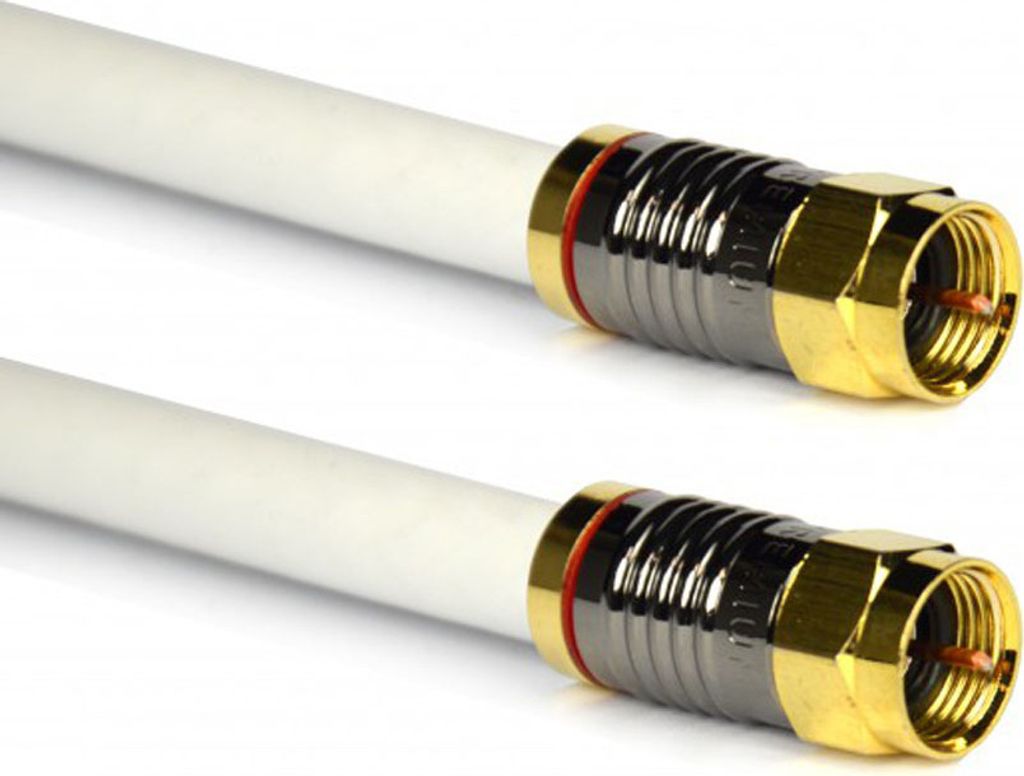 PremiumX 10m Sat Antennenkabel Digital Innenleiter REINES KUPFER mit F Kompressionsstecker XCon G5 | PREMIUM HDTV Kabel | Koaxialkabel | F-Stecker ...