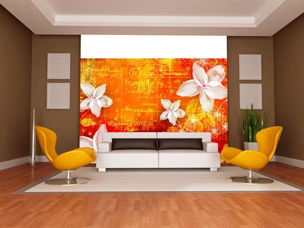 Vlies Fototapete 400x280 cm Tapeten Wandtapete XXL Blumen Produktbild 