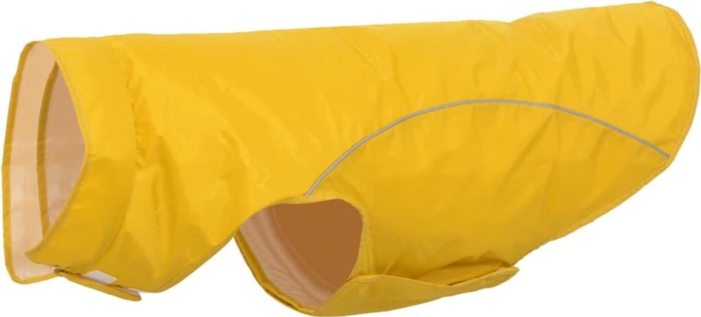 vidaXL Hunde Regenmantel mit Reflexstreifen Polyester Gelb 3XL