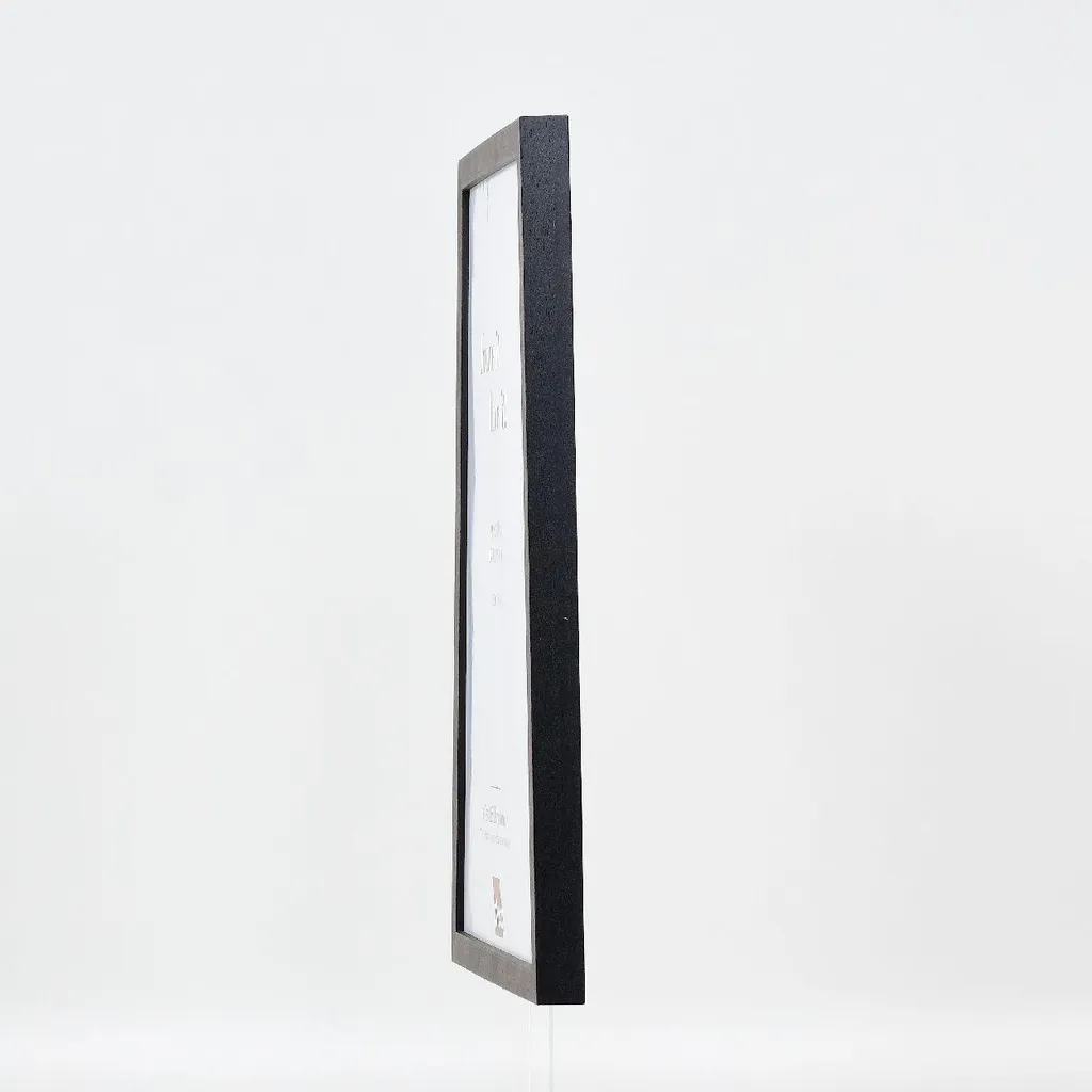 Cornice Professionale 25x60 Antracite Legno - Profilo 42 Acrilico - 19