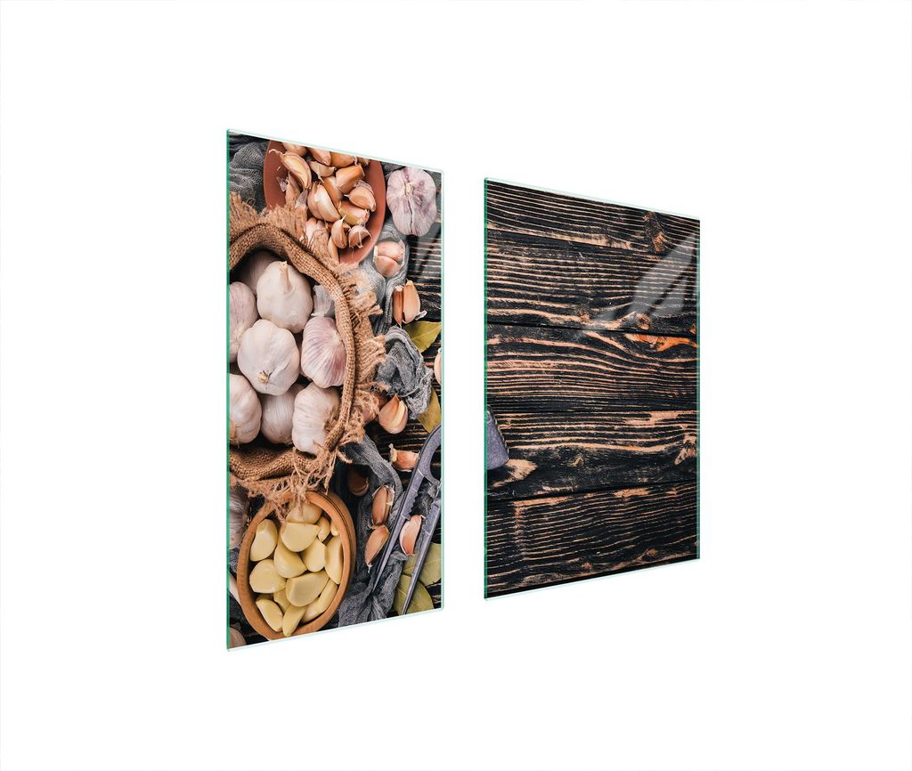Glasschutzplatte 75x52 Lebensmittel