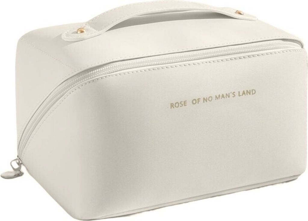 INF Kosmetiktasche -Geräumige Reise Kulturtasche Weiß