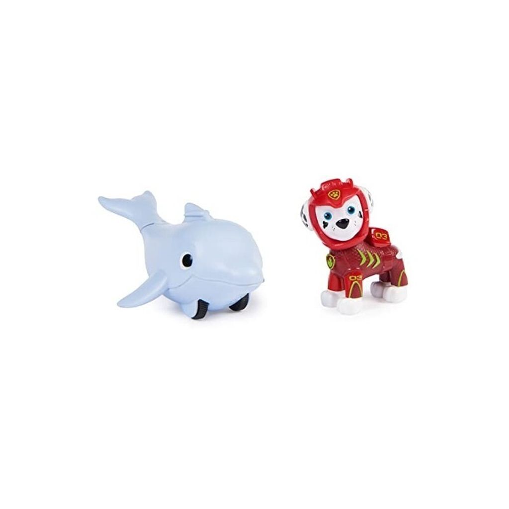 Kaninchenvogel - Aqua PUPS - Figura Marshall Kaninchenvogel und Delfinspiel - 6066147 - Kinderspielzeug für Kinder ab 3 Jahren + PAW PATROL