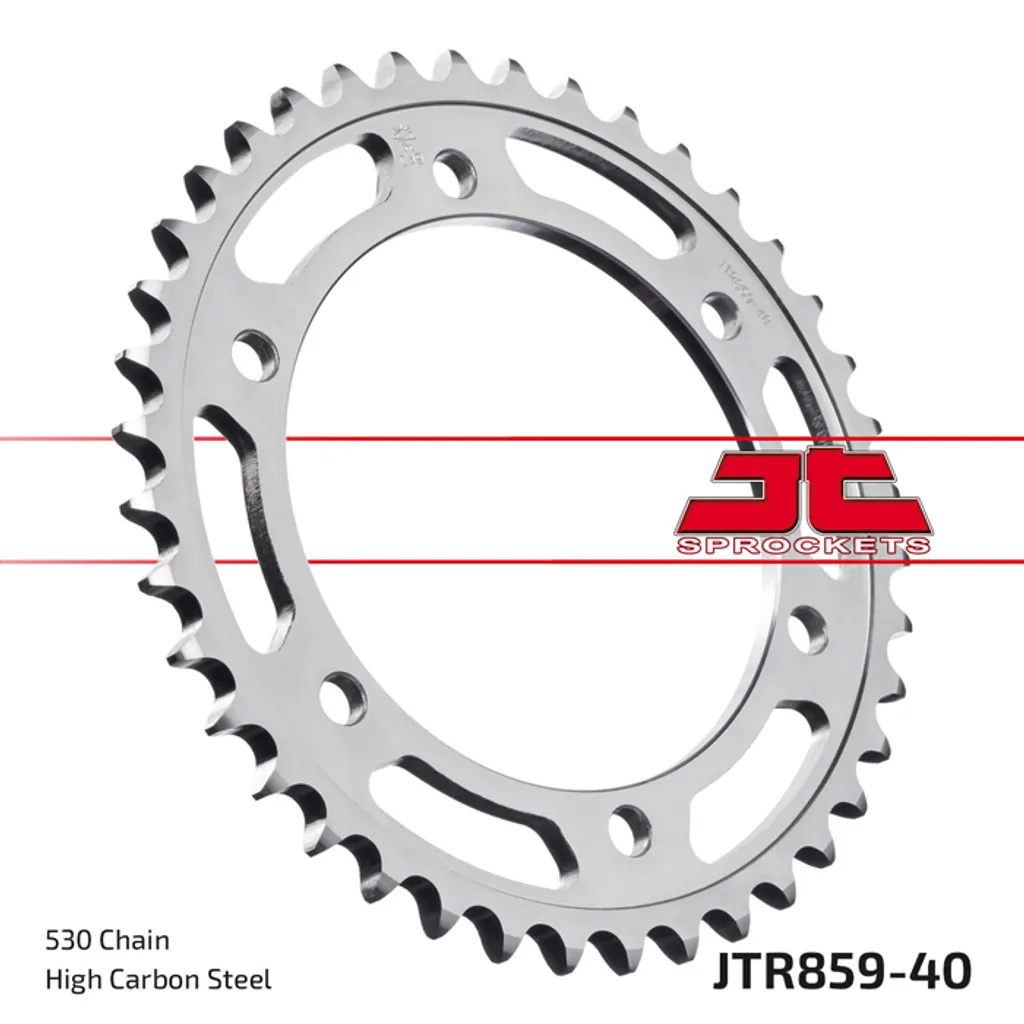 Pignon Arrière 40 Dents Pas 530 SI pour Transmission Finale de Moto