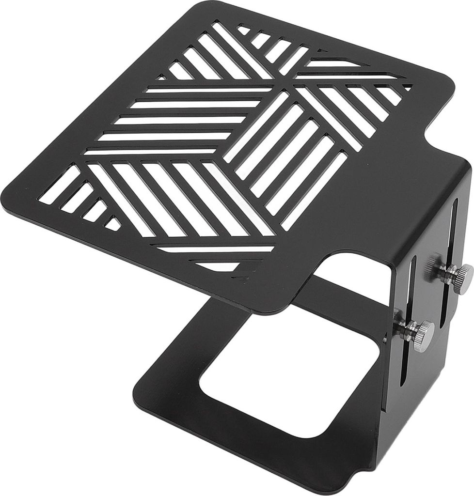 Kaffeemaschine elektronische Waage Rack 304 Edelstahl einstellbare Höhe Kaffeemaschine Skala Wiegen Stand schwarz
