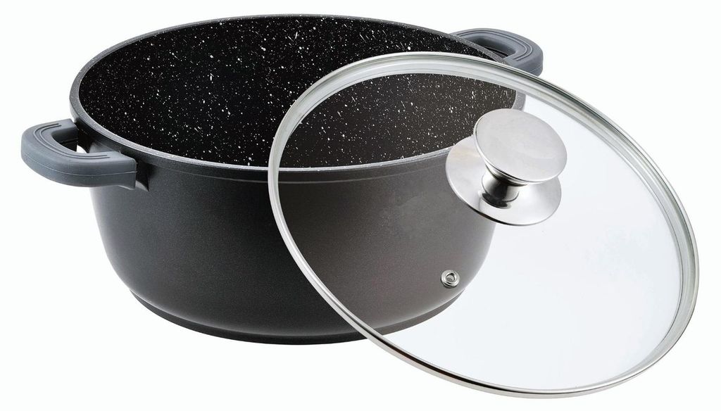13 L Kochtopf Suppentopf Antihaft Induktion Schmortopf 36 cm Aluguss Bratentopf