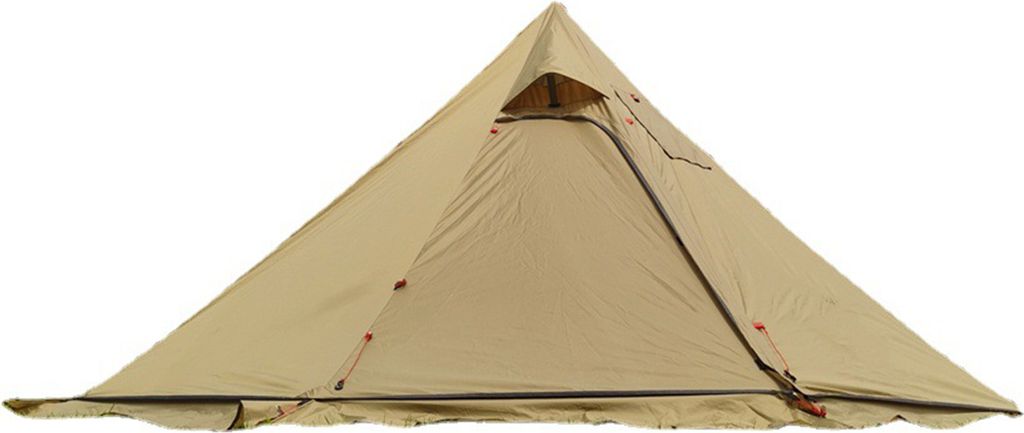 10,5 'x 5,2' Campingzelt mit Herd Jack Outdoor Tipi Zelt fuer Familien Camping Rucksackreisen Wandern für 1-2 Personen