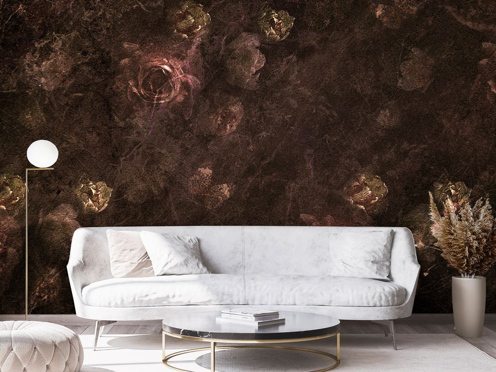 Vlies Fototapete Blumen 400x280 cm Tapeten Wandtapete XXL Rosen Vintage Pflanzenmotiv b-C-10173-a-a