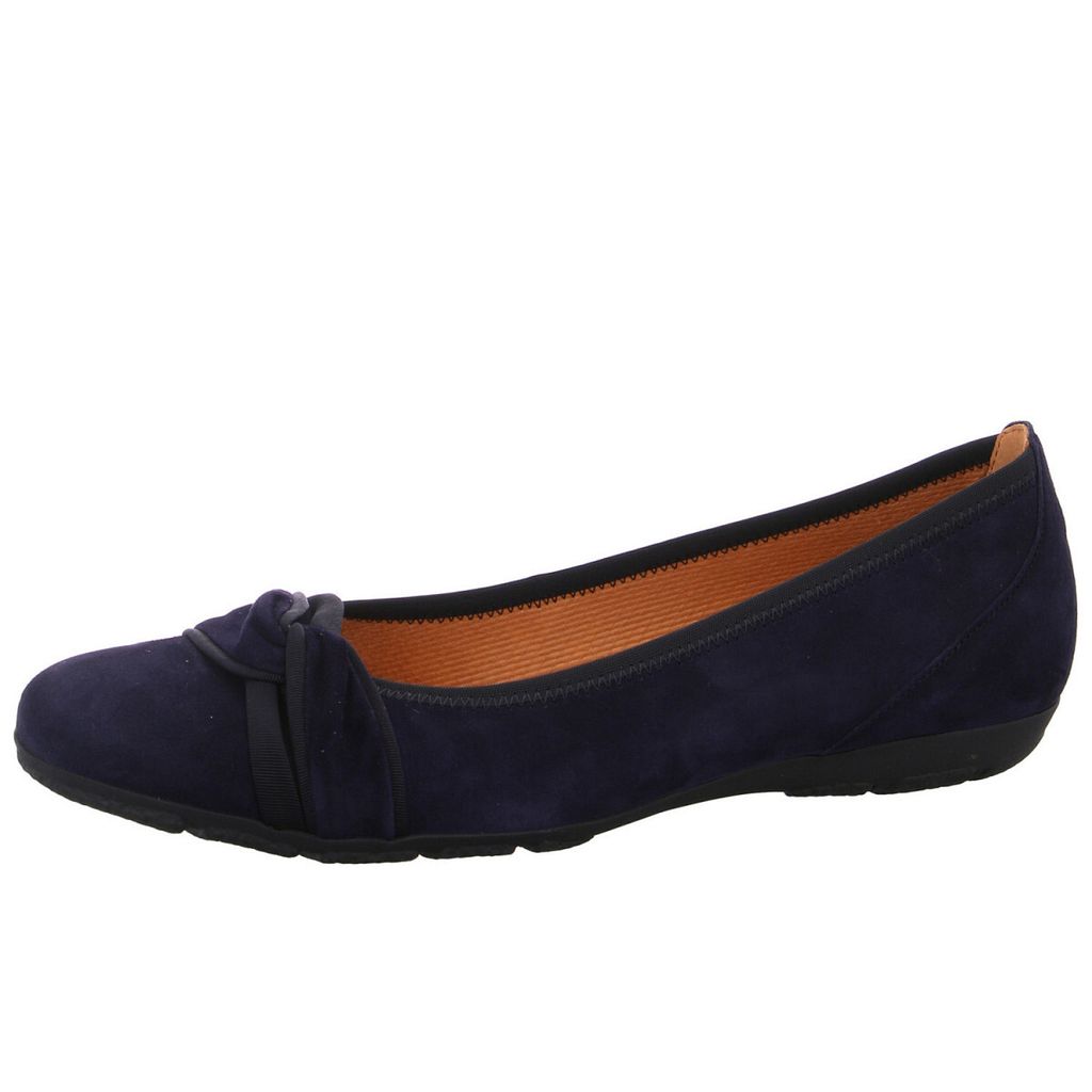 Gabor Shoes Ballerina - Blau Kunstleder Größe: 38 Normal