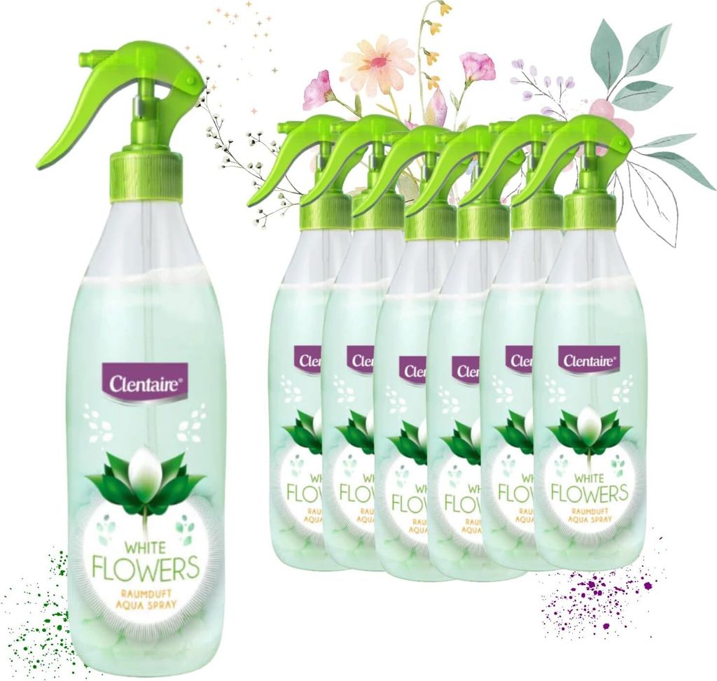 CLENTAIRE Lufterfrischer & Textilerfrischer White Flowers Produktbild 