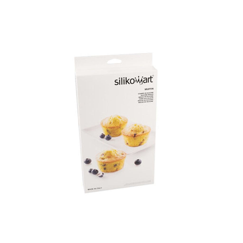Silikomart SF023, Plech na muffiny, Obdélníkový, 0,6 l, Obrázek produktu 