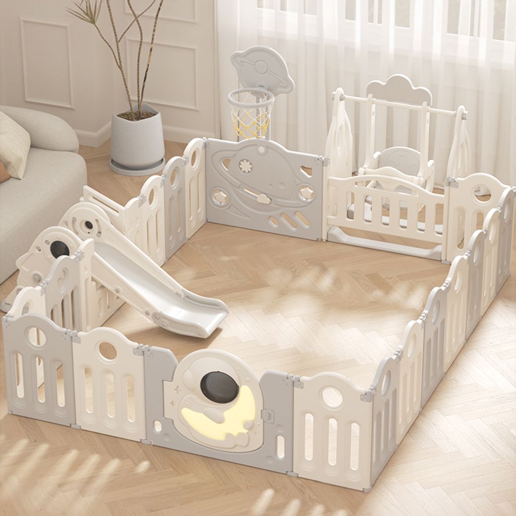 Laufstall, Kinderlaufgitter, Multifunktionales Spielgitter, Produktbild 