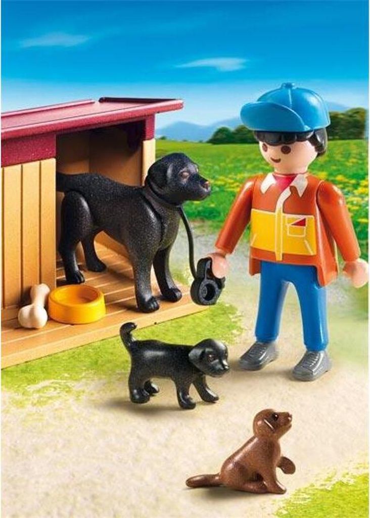 PLAYMOBIL 5125 Hofhund mit Welpen
