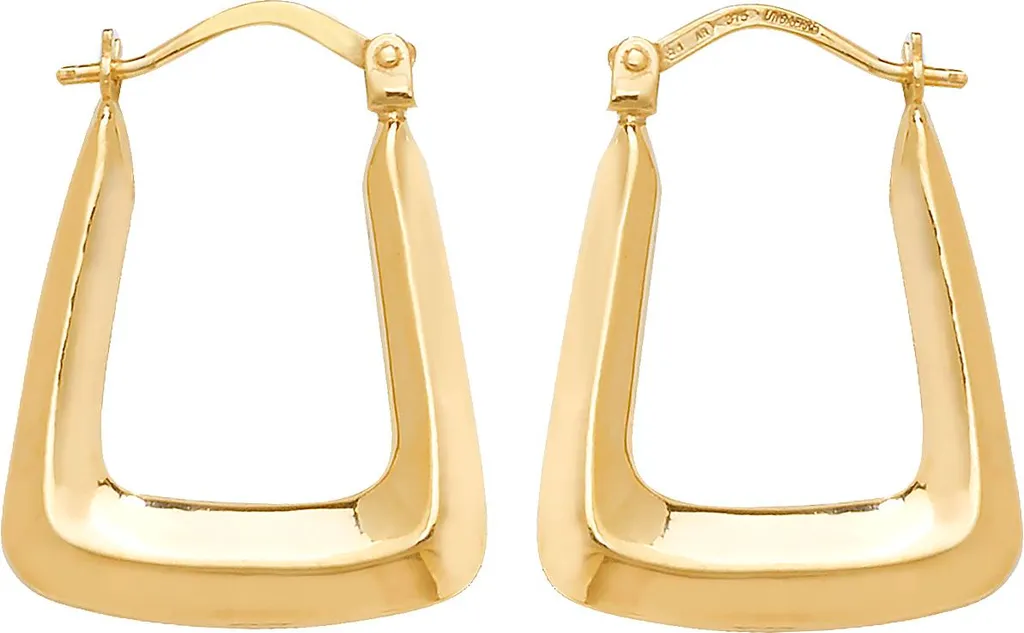 Boucles d'Oreilles Créoles Or 375/1000 TRS26382 - 21mm x 18mm
