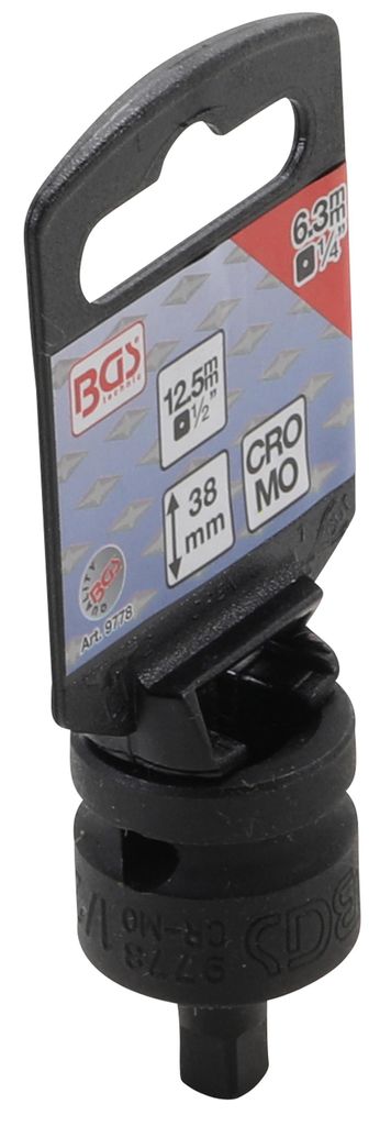 BGS Technic Kraft Steckdosenadapter 1 2 auf 1 4 Produktbild 