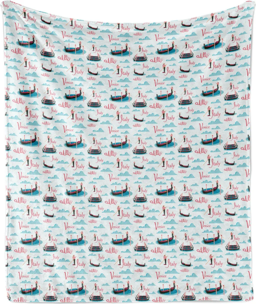Coperta Pile 175x230 ABAKUHAUS: Flanella Venezia Resistente e Morbida