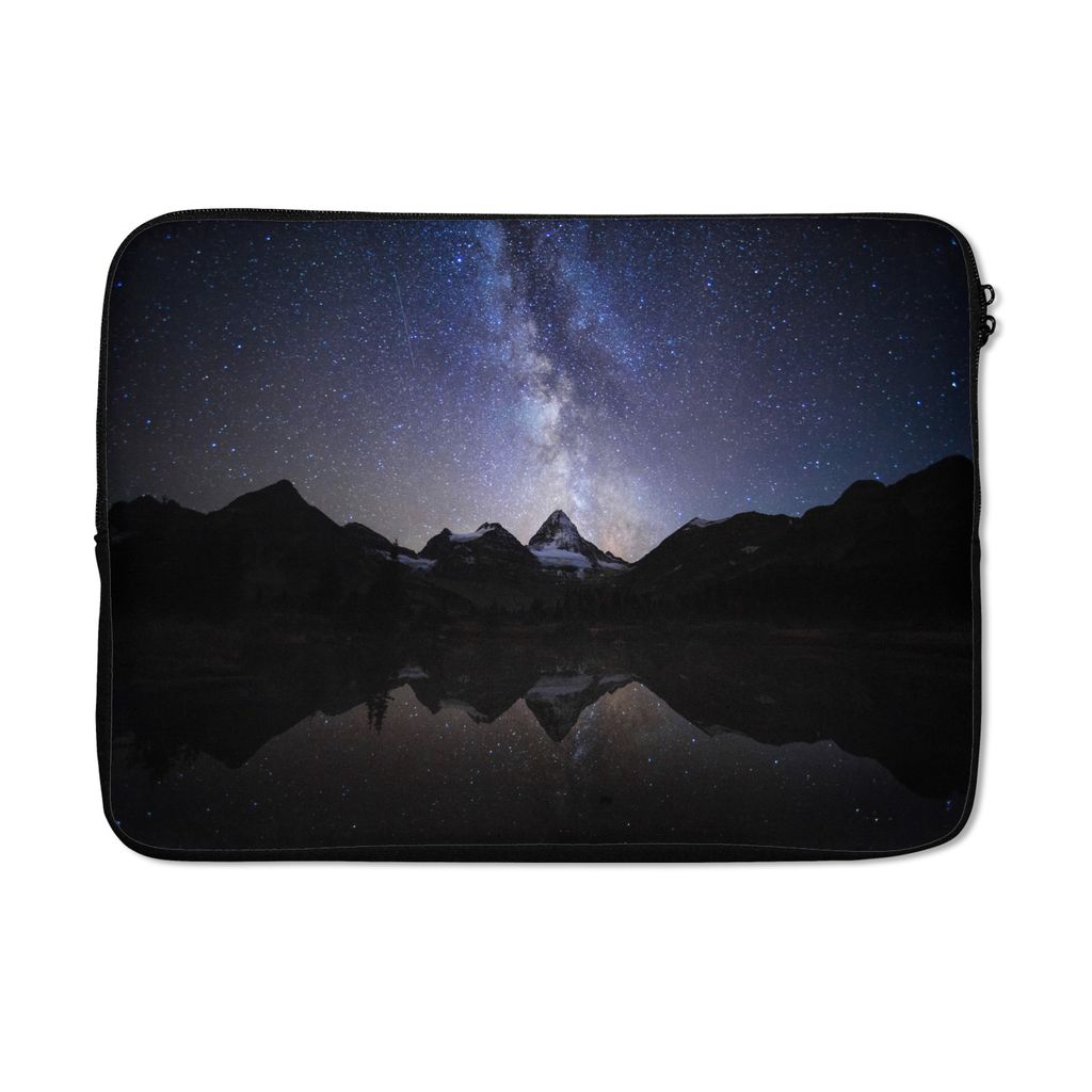 MuchoWow Laptop Hülle 14 ZollMilchstraße über den Bergen Laptoptasche - Laptoptasche - Stoßsicher - Schutzhaube