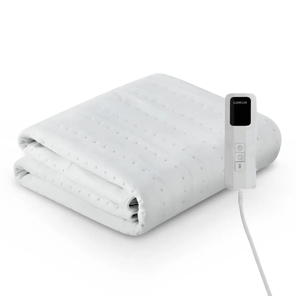 Chauffe-matelas électrique 190x80 cm Comfeur avec minuteur de sécurité