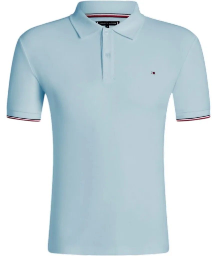 Polo Davis FS 2026 Respirant Tommy Hilfiger Equestrian Homme Bleu Sweet