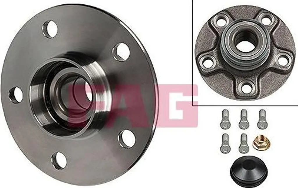 Roulement de roue arrière pour Nissan Almera - Kit complet FAG 713613820