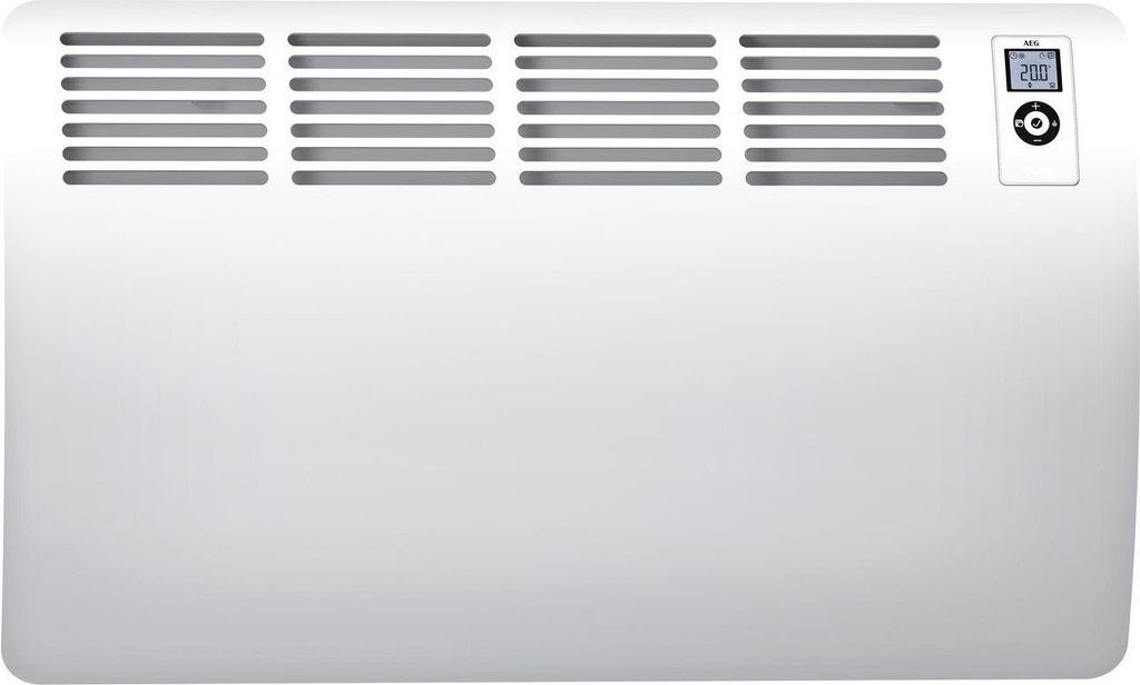 AEG Wand-Konvektor WKL 2000 Comfort, Elektroheizung 2 kW, für ca. 24 m², LCD, Wochentimer, Offene-Fenster-Erkennung, 120 min. Kurztimer, 238720